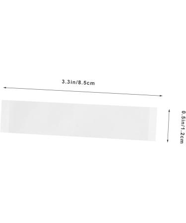BIUDECO Fashion Clothing Tape 300 Sheets Anti-Light Stickers Non- Double Sided Tape White Transparent Stickers Bra Tape Whitex5pcs 8.5x1.2cmx5pcs - Buy Online on GoSupps.com