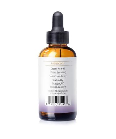 Nuvia Organics Plum Oil - USDA Certified Organic Cold Pressed Unrefined (Virgin) 1oz - Buy Online on GoSupps.com