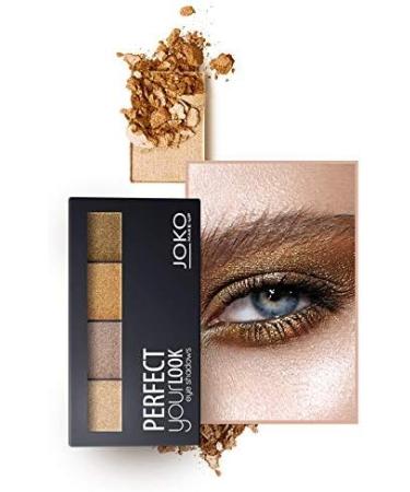 Quattro Eyeshadow Palette - 402 Cream/Beige/Gold/Bronze - Joko - Buy Online on GoSupps.com