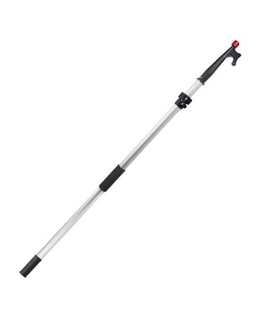 Besramtic Boat Hook Pole for Docking Telescoping from 47.2 Inches ( 3.93 Ft ) to 82.6 Inches ( 6.9 Ft Anodized Aluminum Shaft