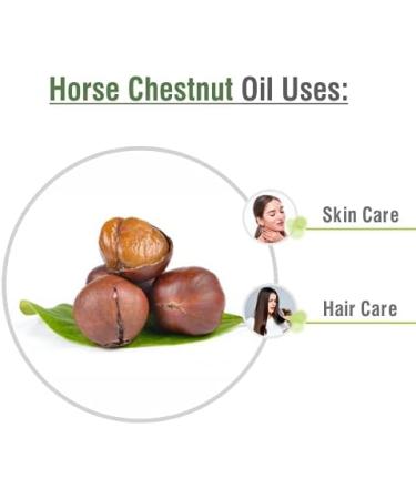 Horse Chestnut Oil Pure and Natural Oil | Firm Skin Skin Hydration Skin Toning Cosmetic Grade Hair Care and DIY Purpose - 30 ML Horse Chest Nut Oil 30 ml (Pack of 1) - Buy Online on GoSupps.com