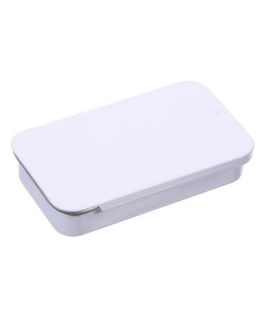 Hemoton aluminum box eyebrow mapping paste brow mapping tool white eyebrow tinting tool 1 count (Pack of 1) White