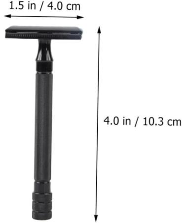 Magiclulu 3 Sets Manual Razor - Classic Metal Beard Shaver for Men | Double Edge Safety Razor - Buy Online on GoSupps.com