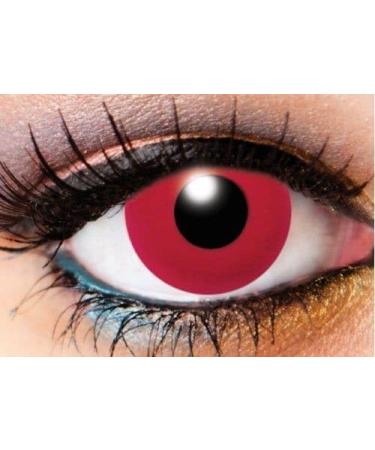 Solid Tone Red Contacts - 1 Day Contact Lens