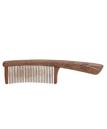 GENHAOSAN Hair Straightener Solid Wood Long Handle Comb Women's Rectangular Comb Bathroom Shower Comb Hair Care and Styling Tools Curly Hair Brush
