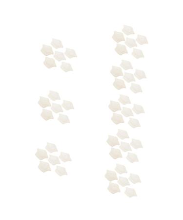 FOMIYES 24 Pairs Cuttable Half Size Stickers Shoes Accessory Moleskin Pad Heel Grips Womens Shoes Pumps Protective Mat Shoe Heel Pad Small Shoes Anti Drop Heel Women's White Sponge