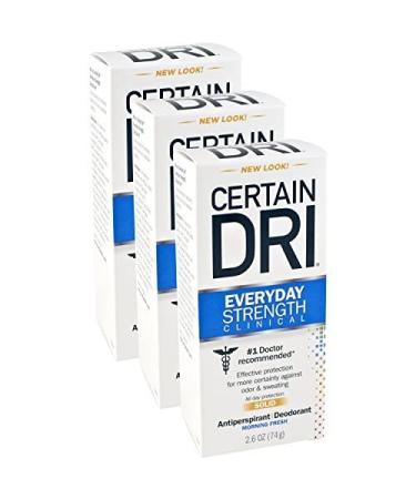 Certain-Dri Am Solid Antiperspirant/Deodorant 2.6oz (Pack of 3) | Long-Lasting Sweat Protection - Buy Online on GoSupps.com