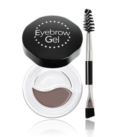 2 in 1 Eyebrow Gel Set, Eyebrow Tint and Waterproof Eyeliner Gel for Filling and Shaping Eyebrows with Eyebrow Brush, Cosplay Stage Use Eyebrow Colour (3)