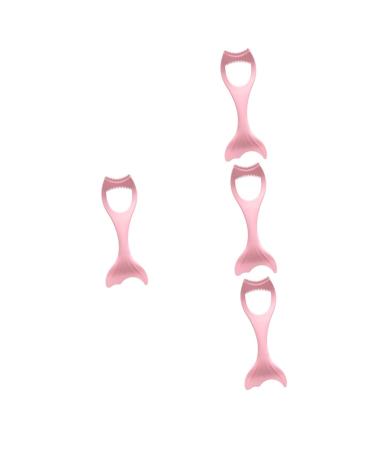 Balacoo 4pcs Eyeliner Auxiliary Artifact Tools Eyelash Mascara Tool Eyeliner Drawing Aid Eyelash Comb Miss 15X4.5CMx4pcs Pinkx4pcs