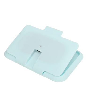 Baby Wipe Warmer Portable Wet Wipe Dispenser with Constant Temperature Keeps Wipes Moist and Warm for Babies (Light Blue)