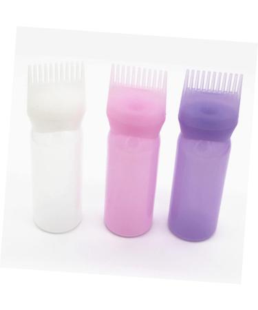 DOITOOL Hair Color Brush Bowls Hair Tint Bottle Root Bottle Hair Coloring Supplies Hair Tinting Kit Oil Hair Dye Hair Coloring Bottle Applicator Mix Dry Cleaning Bottle Pink - Buy Online on GoSupps.com