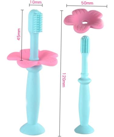 Fomiyes 6 STK Baby Training Toothbrush Fingerbrush - Travel-Friendly Oral Care for Kids - Buy Online on GoSupps.com