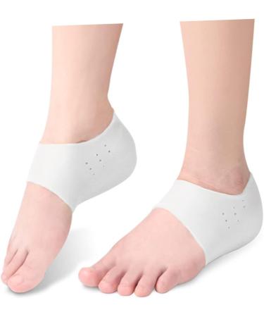 NOLITOY Height Increasing Insole Sock Pads - 2 Pairs Invisible Heel Pads for Men & Women | Comfort & Height Boost - Buy Online on GoSupps.com