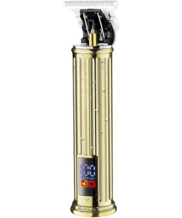 MARSKE Aluminum Alloy Hair Clippers & Beard Trimmer - Professional Zero Gapped T-Blade LCD Display USB Rechargeable - Black - Buy Online on GoSupps.com