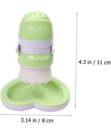 MAGICLULU 1pc Face Brush Cleansing Facial Brush Facial Exfoliating Brush Face Cleaning Brush Cosmetic Brush Facial Cleanser Home Facial Brush Household Miss Detergent Fiber Wool 11x8cm Green - Buy Online on GoSupps.com