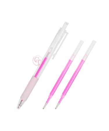 Buy Pink Microblading Marker Pen for Permanent Makeup | Eyebrow Mapping Stencil with 2 Refills - International Shipping Available - Buy Online on GoSupps.com