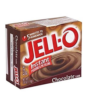Jell-O Chocolate Pudding - Set of 2 Packets of 110 g
