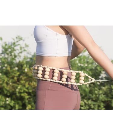 Massage Roller Back with Handle - Maderotherapy Set | Anti-Cellulite Device for Neck Legs Back & Body (70 x 7.5 cm) - Buy Online on GoSupps.com