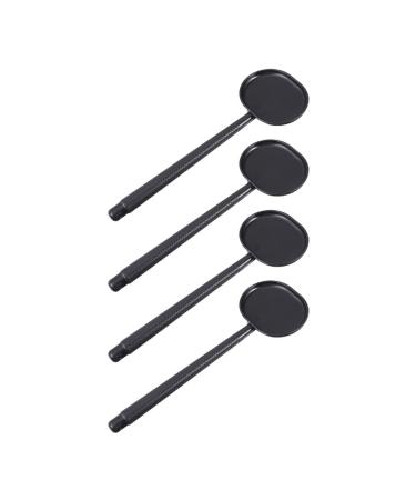 4PCs plastic handheld Eye Occluder Professional Eye Exam Occluder Platte Optometry tool for eye diagrams Vision test ophthalmological examination deliveries black