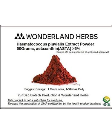 Pure Haematococcus pluvialis Extract Powder 100 Grams astaxanthin ASTA 5+%