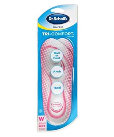 Dr. Scholls Tri-Comfort Insoles Womens (Size 6-10) (3 Pack)