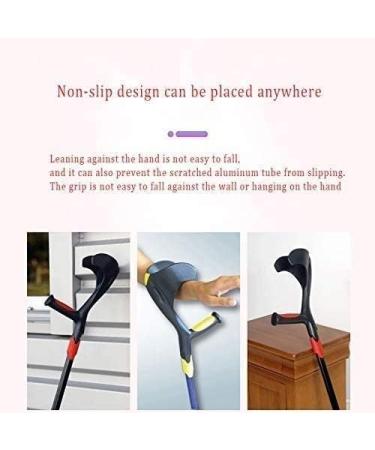 Forearm Crutches Adjustable Forearm Crutches - Lightweight Cuff Crutch - Adjustable Durable for Standard and Tall Adults - Comfortable pinkwalking Stick Lightweight Arm Crutch Journey - Buy Online on GoSupps.com