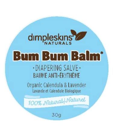 Bum Bum Balm 85g - All Natural Diapering Salve - Large Size | Dimpleskins Naturals - Buy Online on GoSupps.com