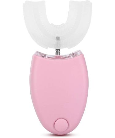 Soft U-Shaped Electric Toothbrush for Kids & Adults - Automatic Cleaning Pink Toothbrush for Optimal Mouth Care - Buy Online on GoSupps.com