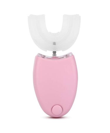 U Shape Electric Toothbrush for Adults - Wireless Charging Waterproof 4 Cleaning Modes Pink - Revolutionary Tooth Whitening Device - Buy Online on GoSupps.com