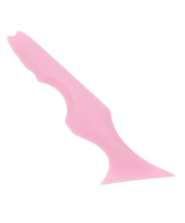 minkissy Eyeliner Stencil Eye Makeup Reusable Eyeliner Aid Silicone Eyebrow Stencil Lipstick Drawing Aid Makeup Tool for Women Travel Makeup Eyelash Applicator Tool Pink