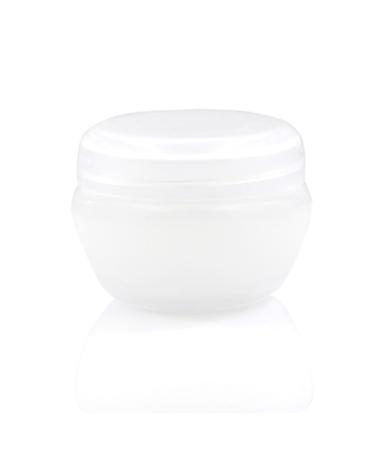 Verdant Touch Travel Cosmetic Container Empty Cosmetic Cream Jars 10g/0.35oz Refillable Travel Box Transparent Lotion Containers with ing Cover for Lotions Makeup Separate Storage Box for