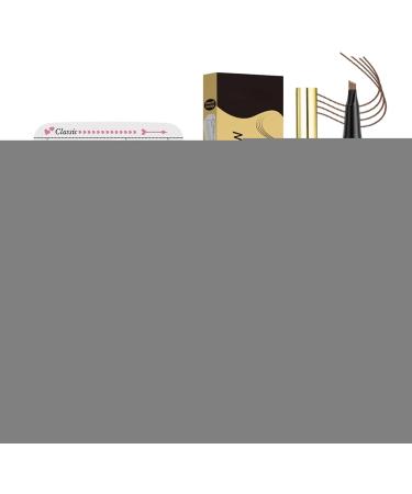 Eyebrow Pencil | Eyebrow Pen Gel | Waterproof Makeup Pen for Women | Long-Lasting 4-Tip Pencil with Stencils - Ideal for Everyday Life Sports Travel - Buy Online on GoSupps.com