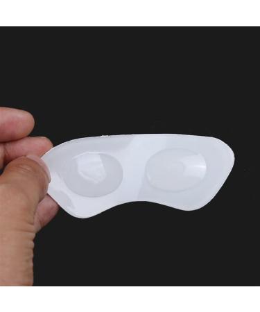 Buy Heel Cushion Pads GEL Inserts for Men - Thick Anti-Wear Foot Comfort for Plantar Fasciitis & Cracked Heels | Medium Size Clear - International Shipping Available - Buy Online on GoSupps.com