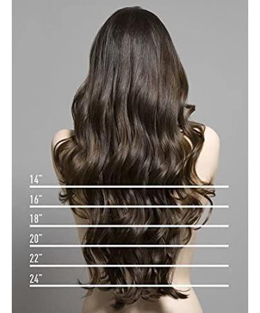 Buy Dark Black Hairpiece Extensions with Invisible Wire | Thickening Wavy Weft Hair Extensions - 40 cm - Buy Online on GoSupps.com