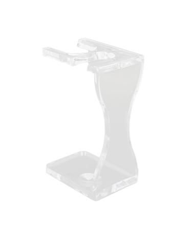 Durable Acrylic Beard Bracket & Brush Exhibition Stand | Versatile Transparent Bathroom Storage for Men - Buy Online on GoSupps.com