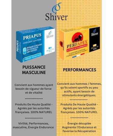 PERFAPEX - 20 Capsules for Strength Endurance Energy Recovery | Regenerated Strength | Maca Tribulus Ganoderma Guarana Ginseng Cinnamon Vitamin C - Shiver - Buy Online on GoSupps.com