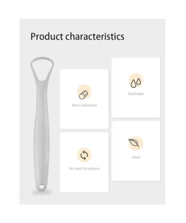 Multi-Colored Tongue Scraper Set - 5-Piece Wear-Resistant Mouth Cleaning Tools for Fresh Breath | Rust-Free for Adults - Buy Online on GoSupps.com