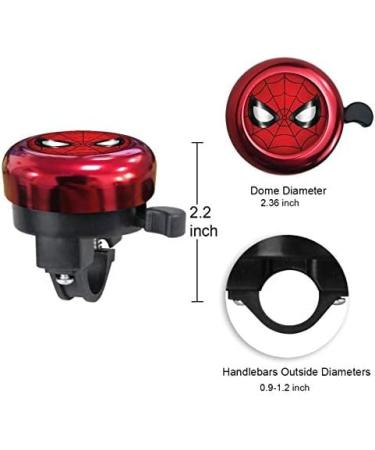 Surmoler Classic Bike Bell - Loud Aluminum Bicycle Accessory for Adults and Kids - Red-2 - Buy Online on GoSupps.com