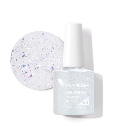 VIP4 7.5ml Gel Nail Polish Hema Free Full Coverage Beautiful Semi Permanent Soak Off UV LED Gel Nail Polish Gel Lacquer - (Color: 701)