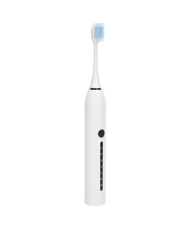 Cosiki Rechargeable Toothbrush, Electric Toothbrush Ergonomic for Travel for Men Women for Oral Care for Home(White)