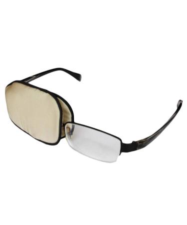 Adult/Kids Protect Eyes Silk Glasses Eye Mask Amblyopia Strabismus Lazy Eye Patches(Champagne)