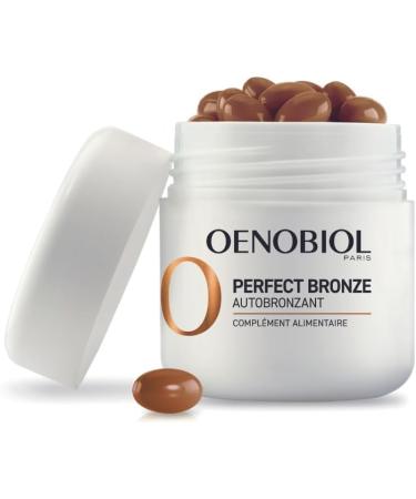 Oenobiol Perfect Bronze Self-tanning - Effective From The 1st Month Without Sun - Concentration Of 5 Pigments 100% Of Plant Origin - Food Supplement 30 Capsules - 1 Month Program - Buy Online on GoSupps.com