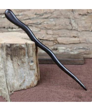 Handmade Black Sandalwood Hair Sticks - Pack of 4 | Myhsmooth Zz-mooncha Hair Clips - Buy Online on GoSupps.com