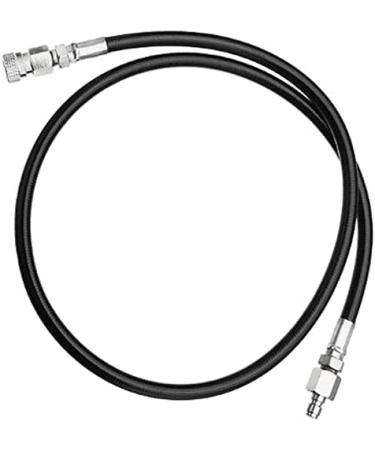 HPDMC PCP Charging Adaptor | 36 Black Hose | SCBA Connector | 1/8 Male to 1/8 Female - Buy Online on GoSupps.com