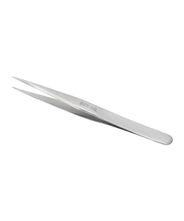 Stainless Steel Tweezer Fine Tip Tweezers Industrial Fine Point Tweezer Stainless Steel Point Tweezer Industrial Tweezers (10L)