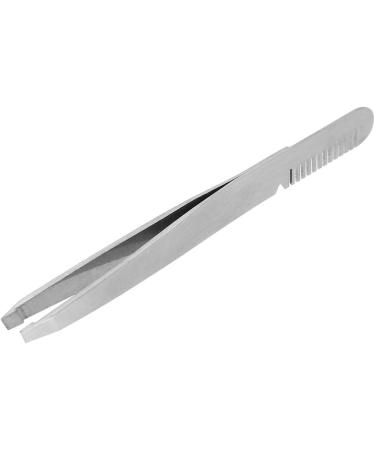 Durable Makeup Tweezers Stainless Steel Safe Moderate Elasticity Eyebrow Makeup Tweezers Ergonomics Design for Makeup Eyebrows - Buy Online on GoSupps.com