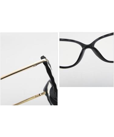 Buy Blue Light Blocking Cat-Eye Reading Glasses - Oversized Presbyopic Readers with Anti-UV Flat Light Mirror +0.00 Tea for Optimal Eye Protection - Buy Online on GoSupps.com