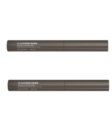 Maybelline New York Brow Extensions Fiber Pomade Crayon 2-Pack Black Brown 262 - Buy Online on GoSupps.com