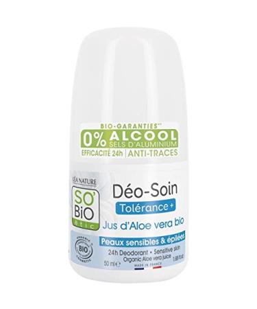 SO BIO - Organic Hypoallergenic Aloe Vera Deodorant 50Ml - Pack of 3