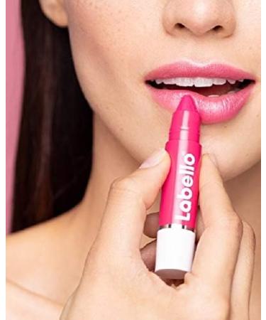Beiersdorf Labello Crayon Lipstick Hot Pink 4 x 3 g lip balm with natural oils moisturizing nourishing glossy fuchsia - Buy Online on GoSupps.com